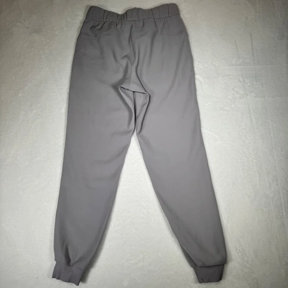 Lululemon Align Jogger Pants Gray Size 4 High Rise Ribbed Cuffs Drawstring Waist